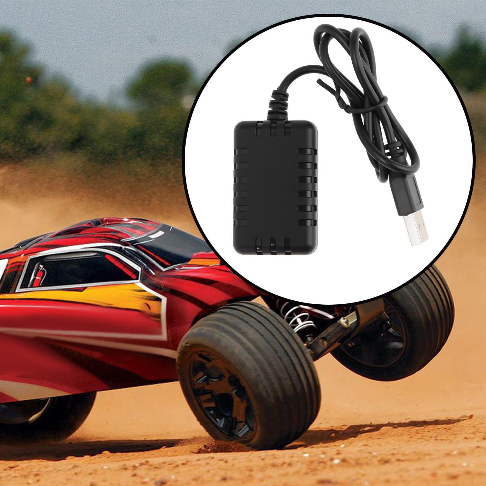 eMagTech RC Remote Control Car 7.4V USB Socket Charger 2000mAh Dual JST-XH Compatible with RC Vehicles Trucks Tanks Drones - Image 3