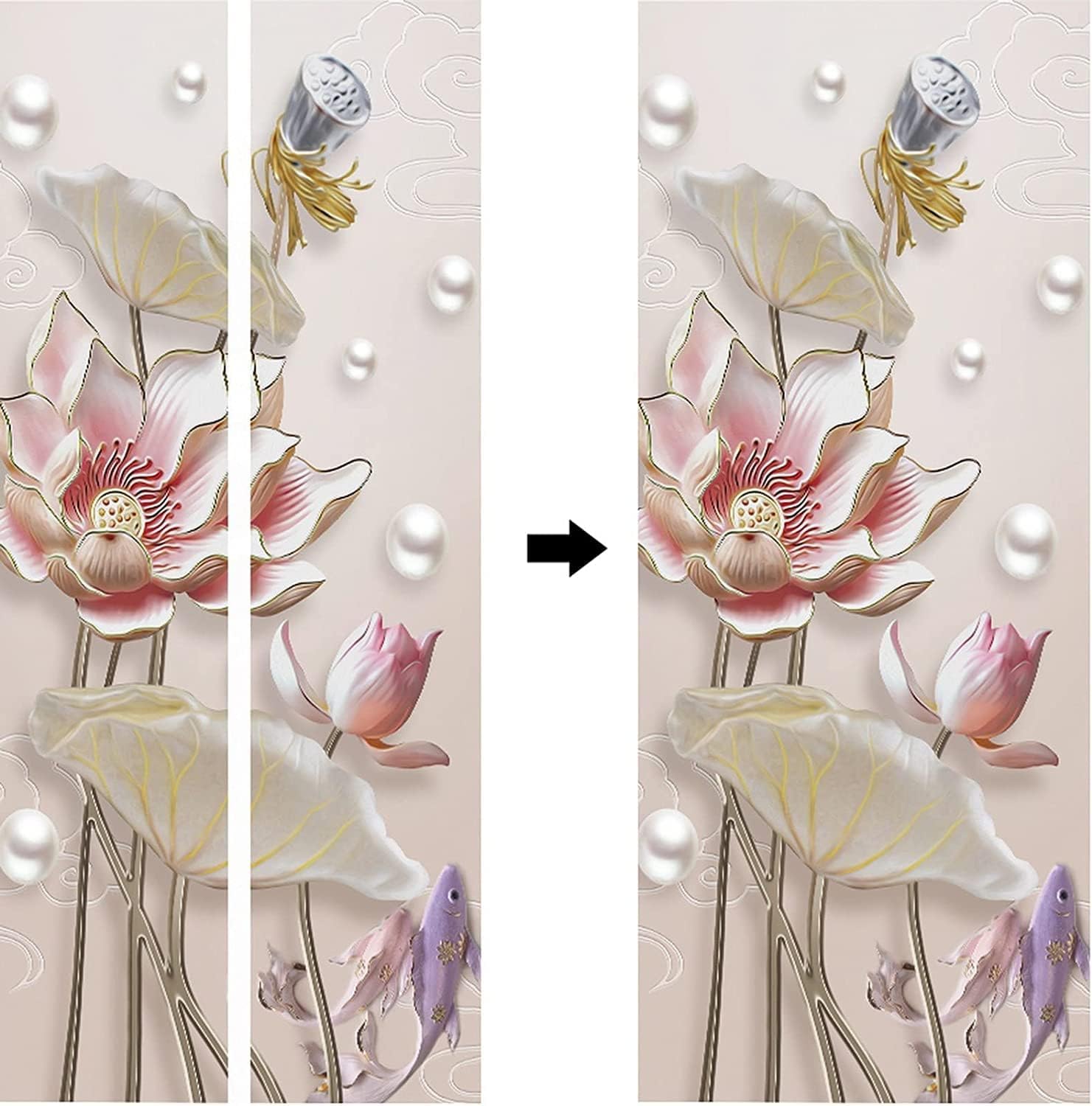 Adesivi Murali Piante Vinile Verde Rimovibili Colorati Fiori - Foto 8