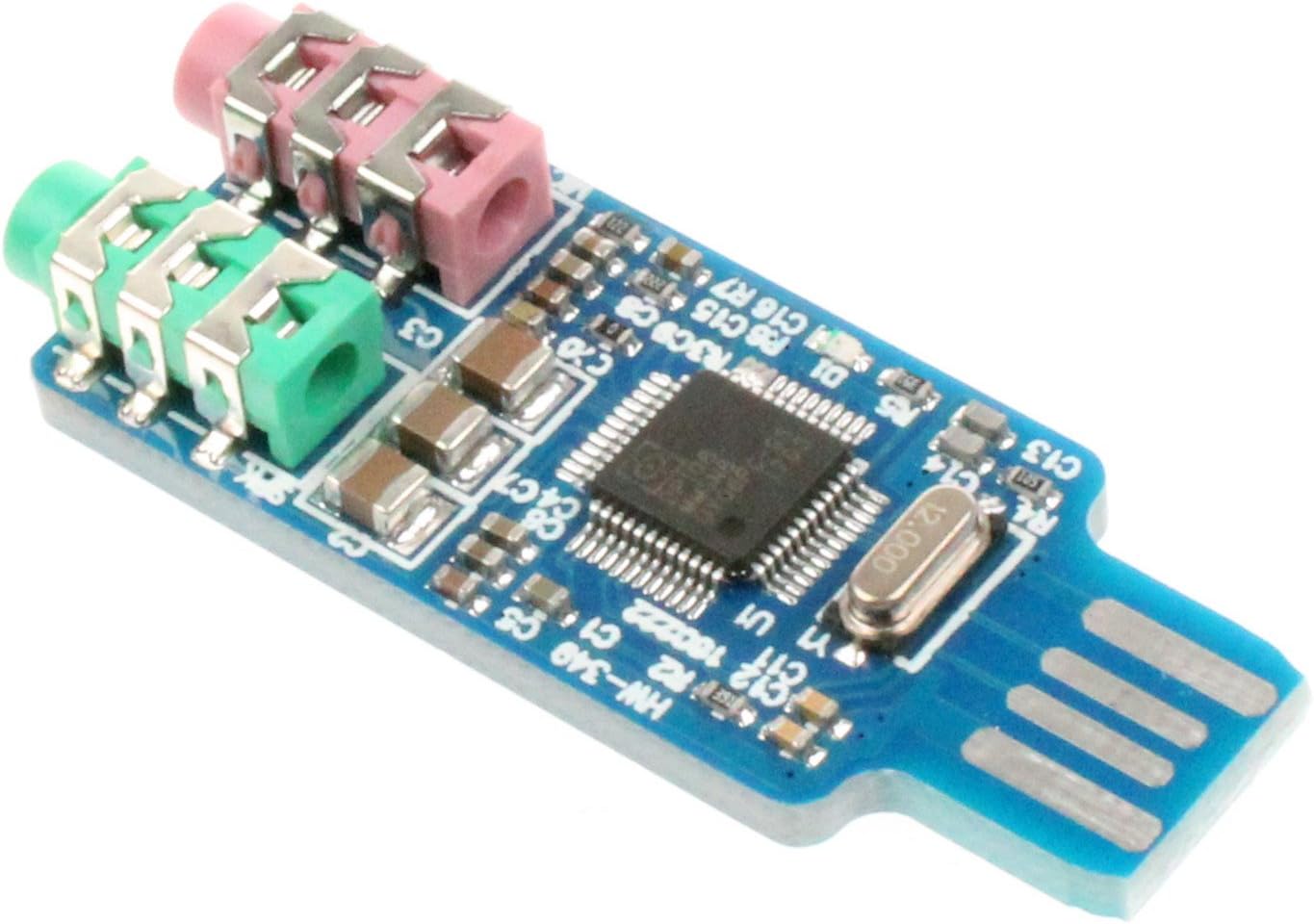 NOYITO CM108 USB Sound Card Chip Drive-Free Computer External Sound Card Module
