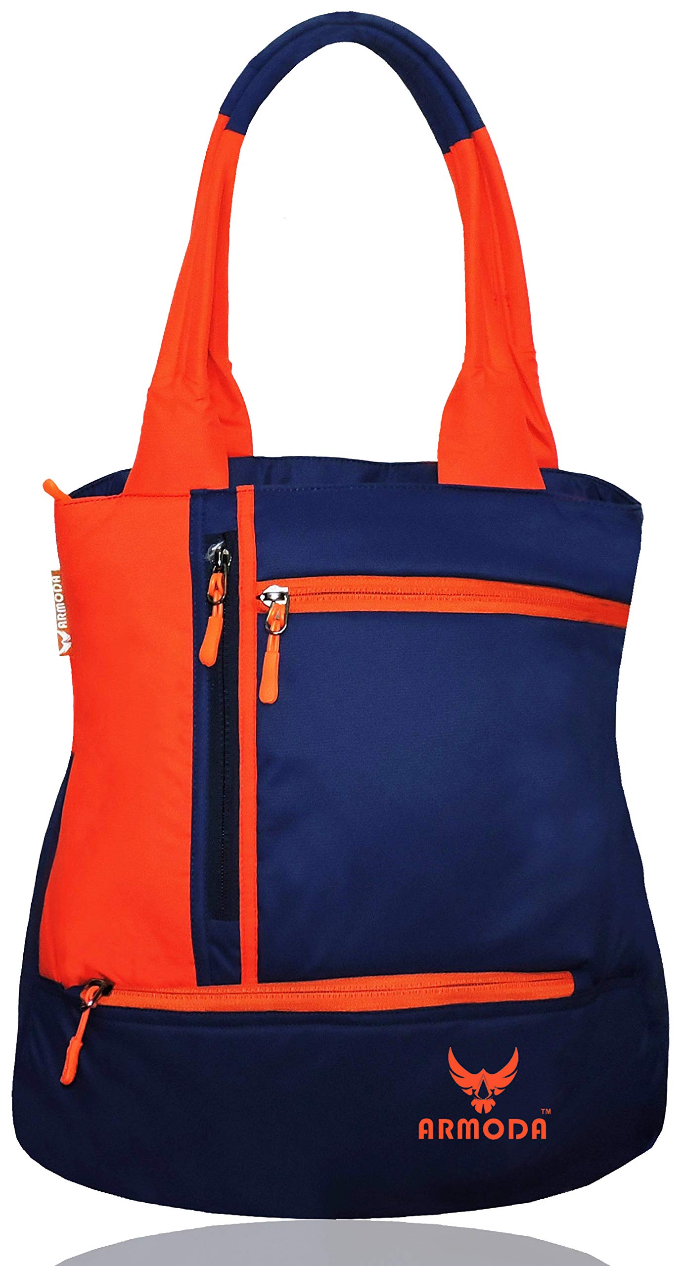 ARMODA LADIES MULTI-POCKET SHOULDER BAG (Blue & Orange) (B084Z594GB) Amazon Price History, Amazon Price Tracker