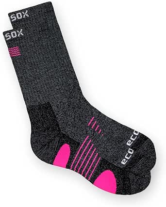 Ecosox Bamboo Viscose Full Cushion Hiking Outdoor Crew Socks - One Pair