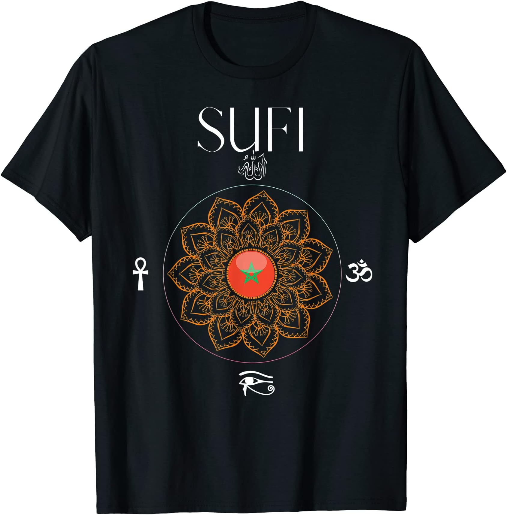 Islamism, Supreme Mathematics, Father Allah TeeStylish Sufi Islam - Moorish American Supreme Allah T-Shirt