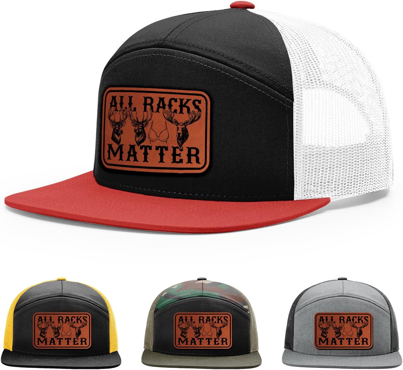 All Racks Matter, Funny Deer Elk Moose Boob Hunting Hat