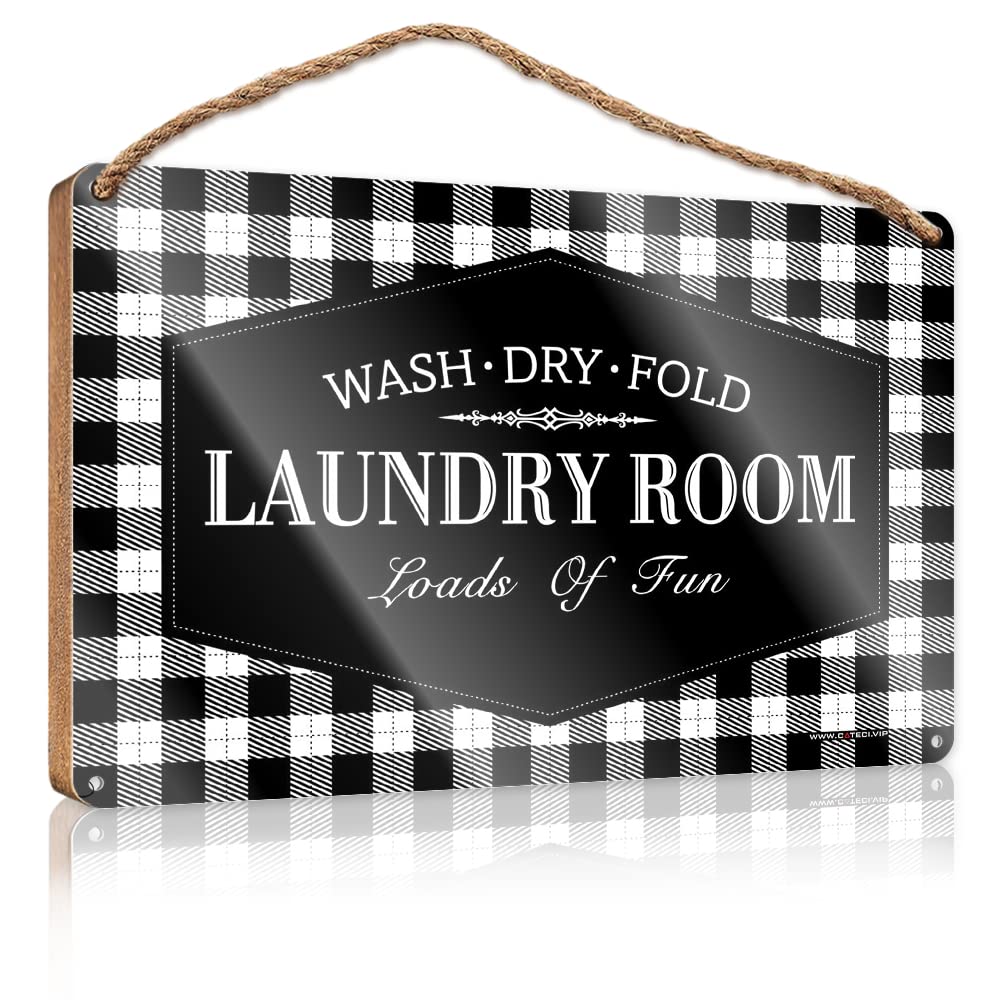 Man Cave Tin Sign Laundry Room Wooden Sign Outdoor Signs And Decor Funny Signs For Home Decor(15X28CM)