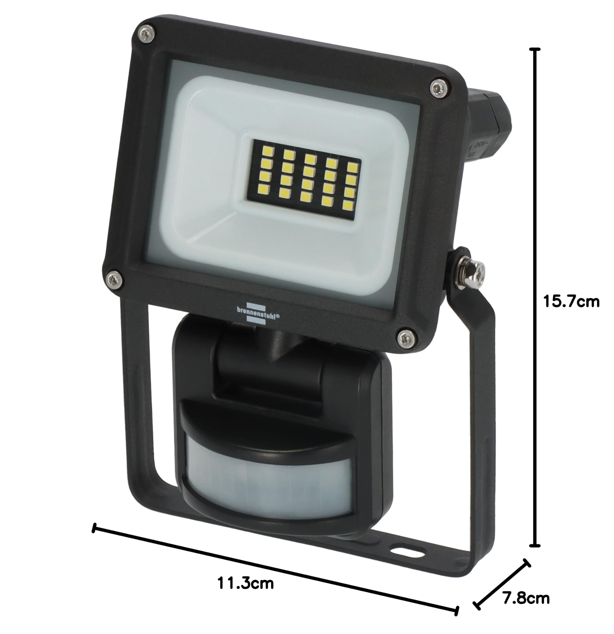 NUEVO 2024 - Foco LED JARO 1060 P con detector infrarrojo de movimientos, 1150 lm, 10 W, IP65