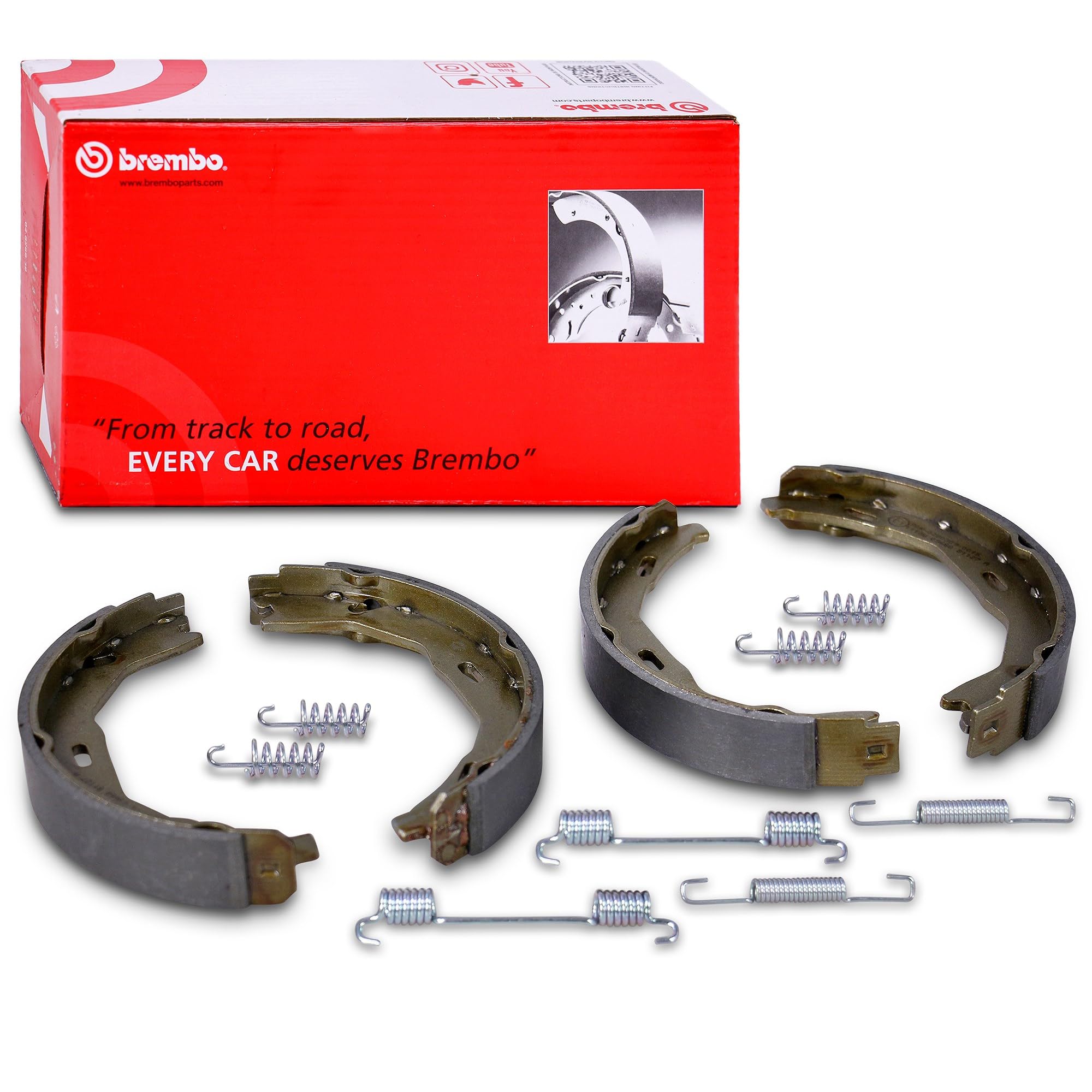 BREMBO Mâchoires de frein Frein de stationnement avec accessoires S50522 | Compatible avec: MERCEDES-BENZ C-CLASS, C-CLASS Coupe, C-CLASS T-Model, E-CLASS Cabriolet, E-CLASS Coupe