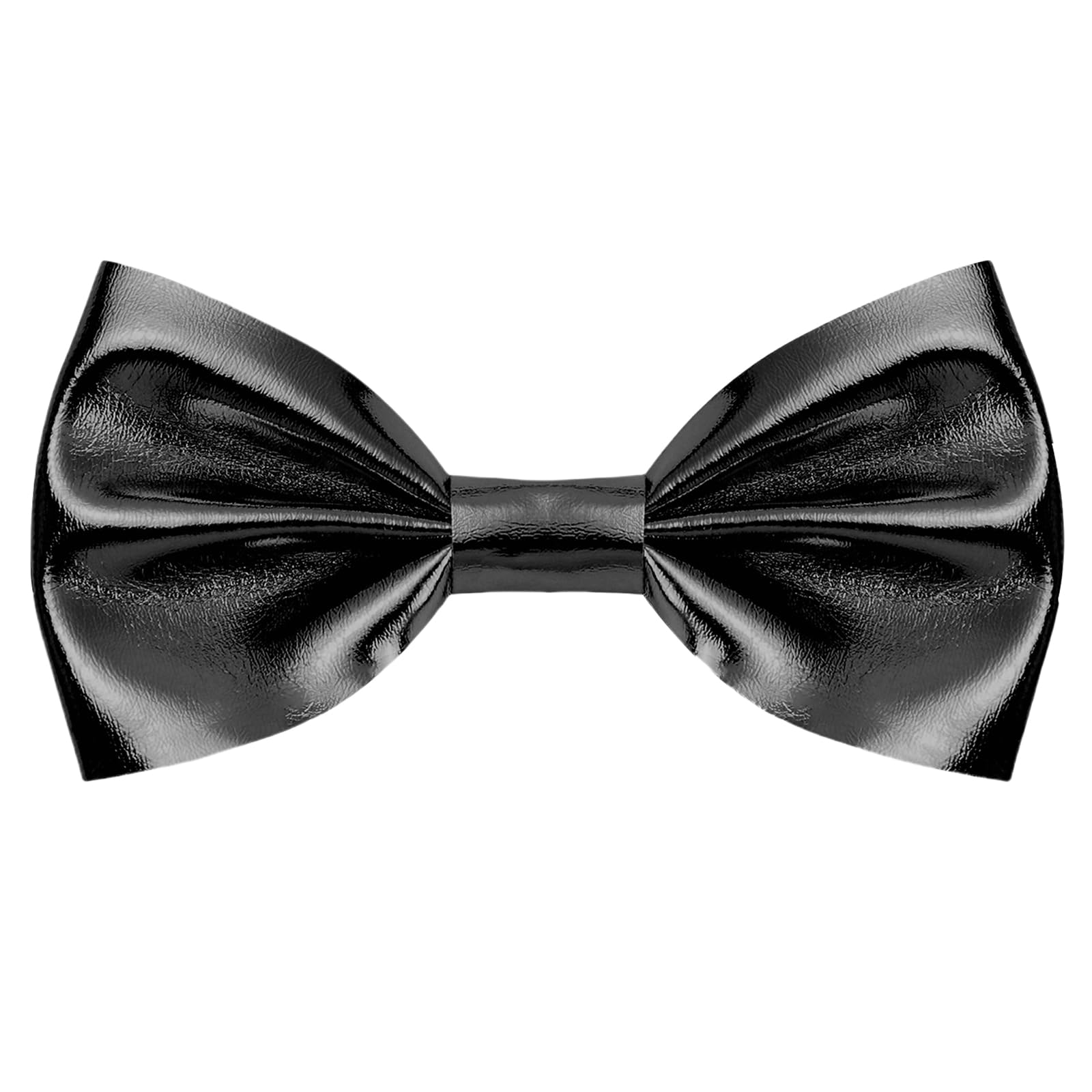 Solid Men's Pre-Tied Bow Tie Glitter Shiny Sequins Bowtie for Banquet Carnival Party Christmas Fancy Dress