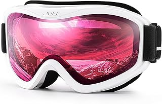 Juli Ski Goggles,Winter Snow Sports Snowboard Over Glasses Goggles with Anti-Fog UV Protection Double Lens for Men Women &...