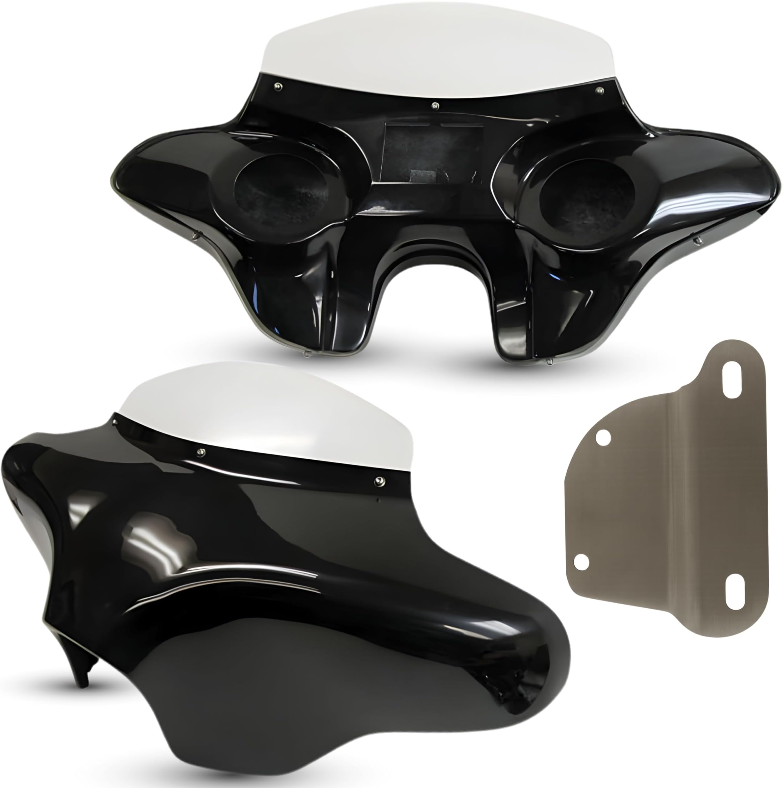 Vector Batwing Fairings Compatible with F15-1510-65 Harley Davidson Dyna Wide Glide Batwing Fairing 1993-2005