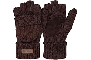 Premium Brown Wool Mittens: A Warm and Stylish Winter Essential