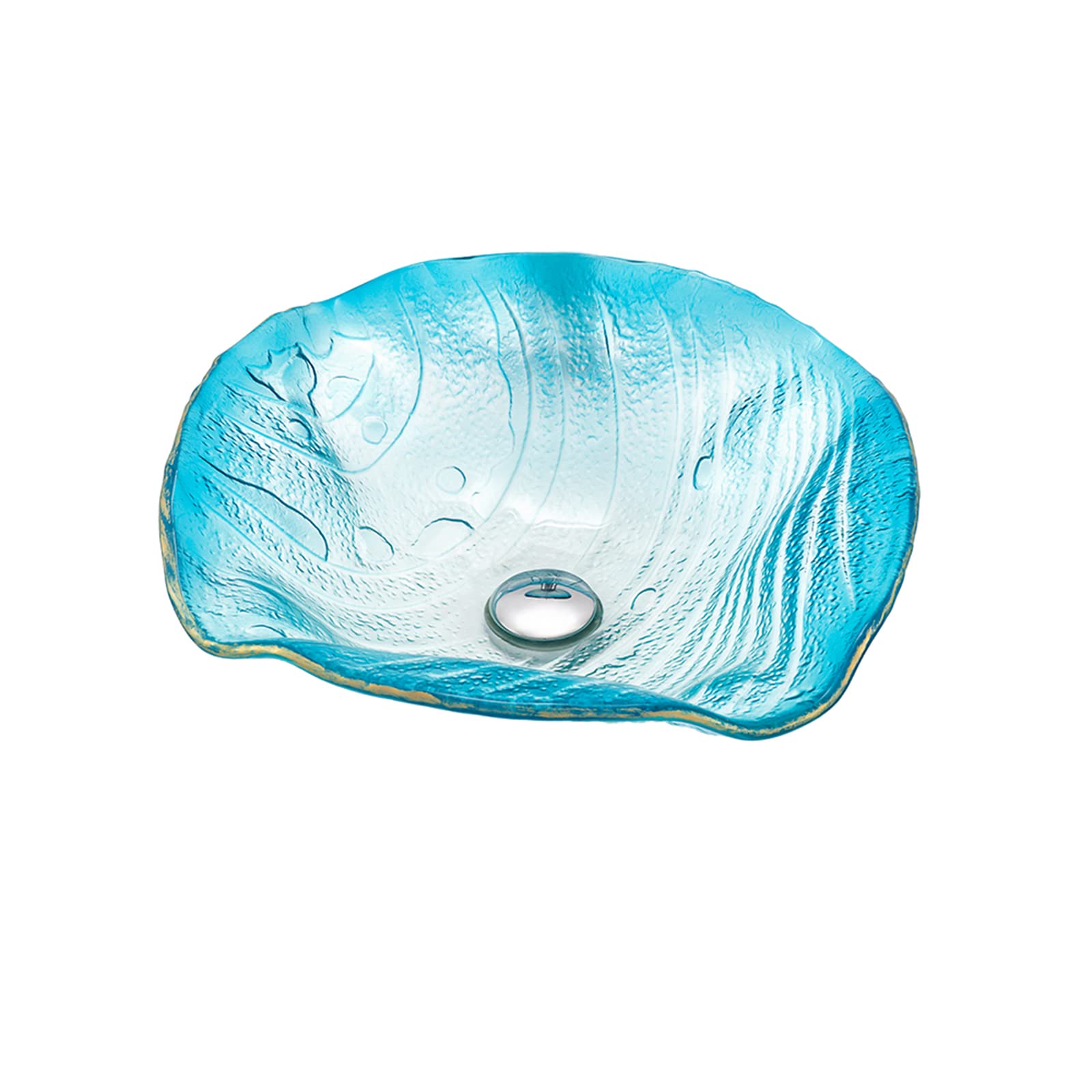 Vasque de salle de bain azur artistique pour transformer la douche en rituel