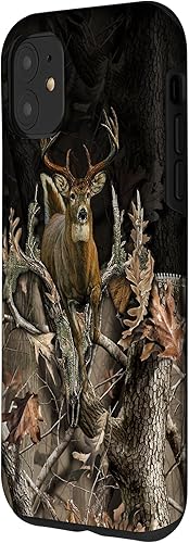 Miniatura 2 de iPhone 11 camuflaje de caza de ciervos, funda de cazadores de cráneos de ciervos