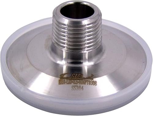 Miniatura 16 de HFS(R) 1.5" Tri Clamp to 1" NPT Male MNPT Thread Sanitary Pipe Fitting Stainless Steel 304 (1.5"TC-1"MNPT)