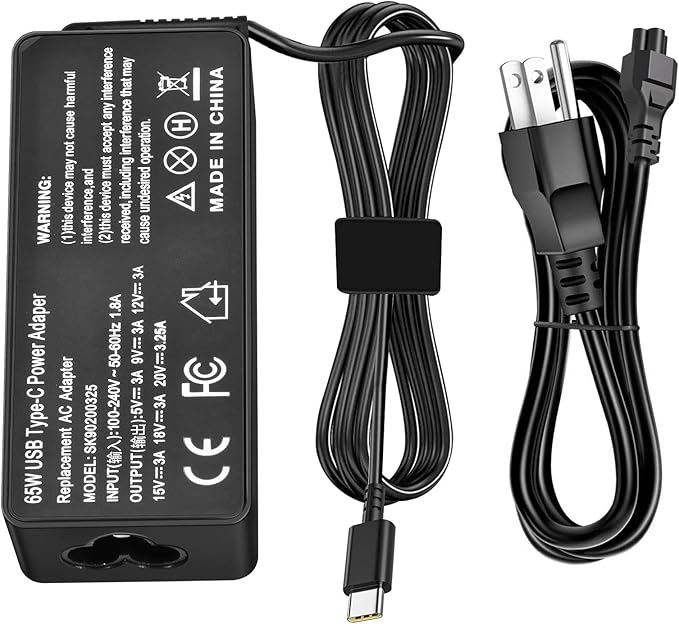 65W USB C Laptop Netzteil Ladekabel für Lenovo ThinkPad