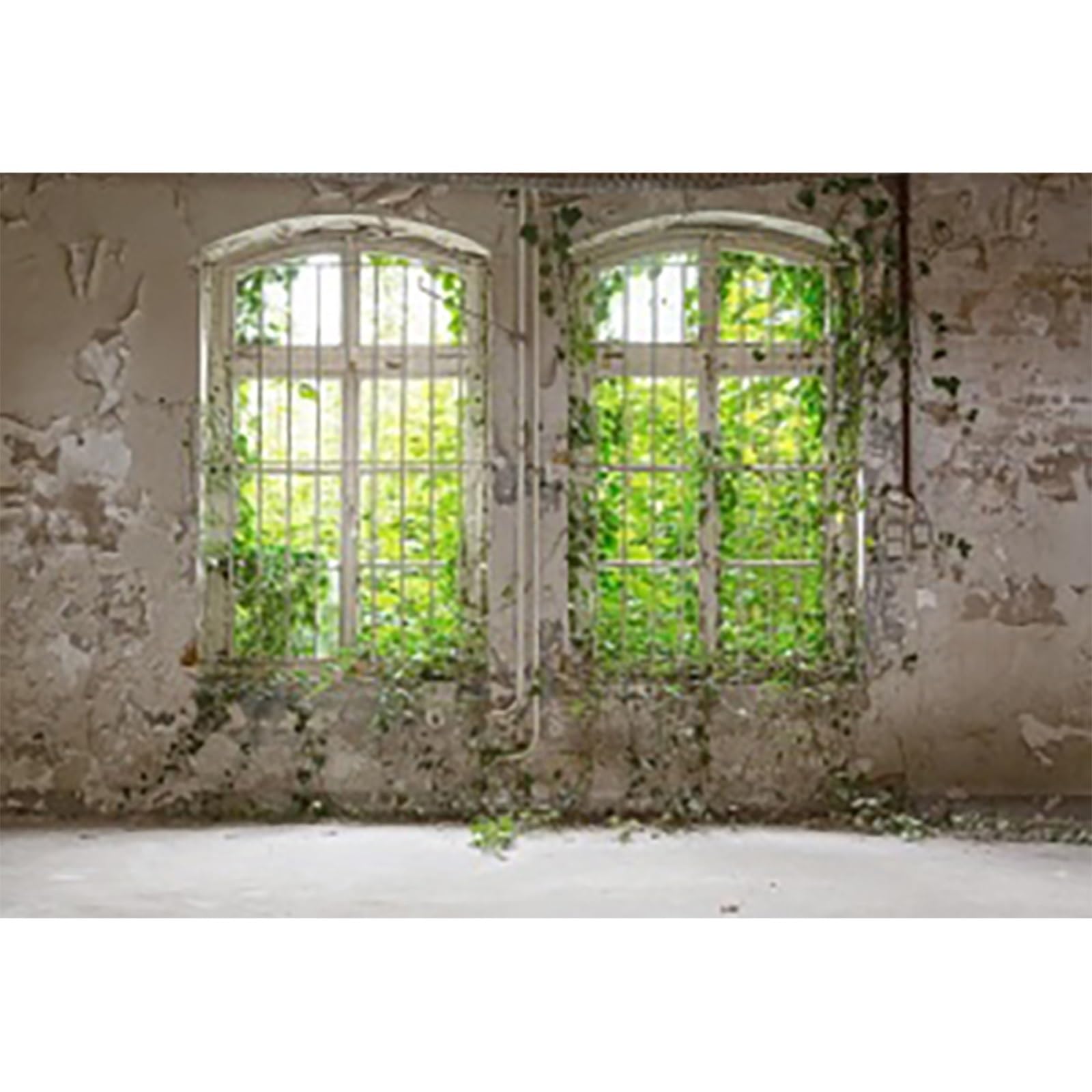 YongFoto 3x2,5m Vinile Fondale Foto Vecchia pianta industriale rovinata abbandonata Sfondo Fotografico Fotografia Sfondo Studio Prop Decorazione 7x5ft
