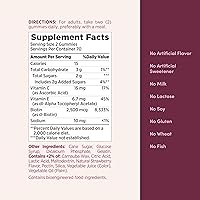 Vista 5 de Cabello, piel y uñas con biotina gracias a Nature's Bounty Optimal Solutions, suplemento multivitamínico, gomitas de fresa, 2500 mcg, 140