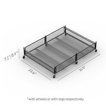 ロロンページ Amazon.com: Nonkky Under Bed Storage with Wheels 47.2