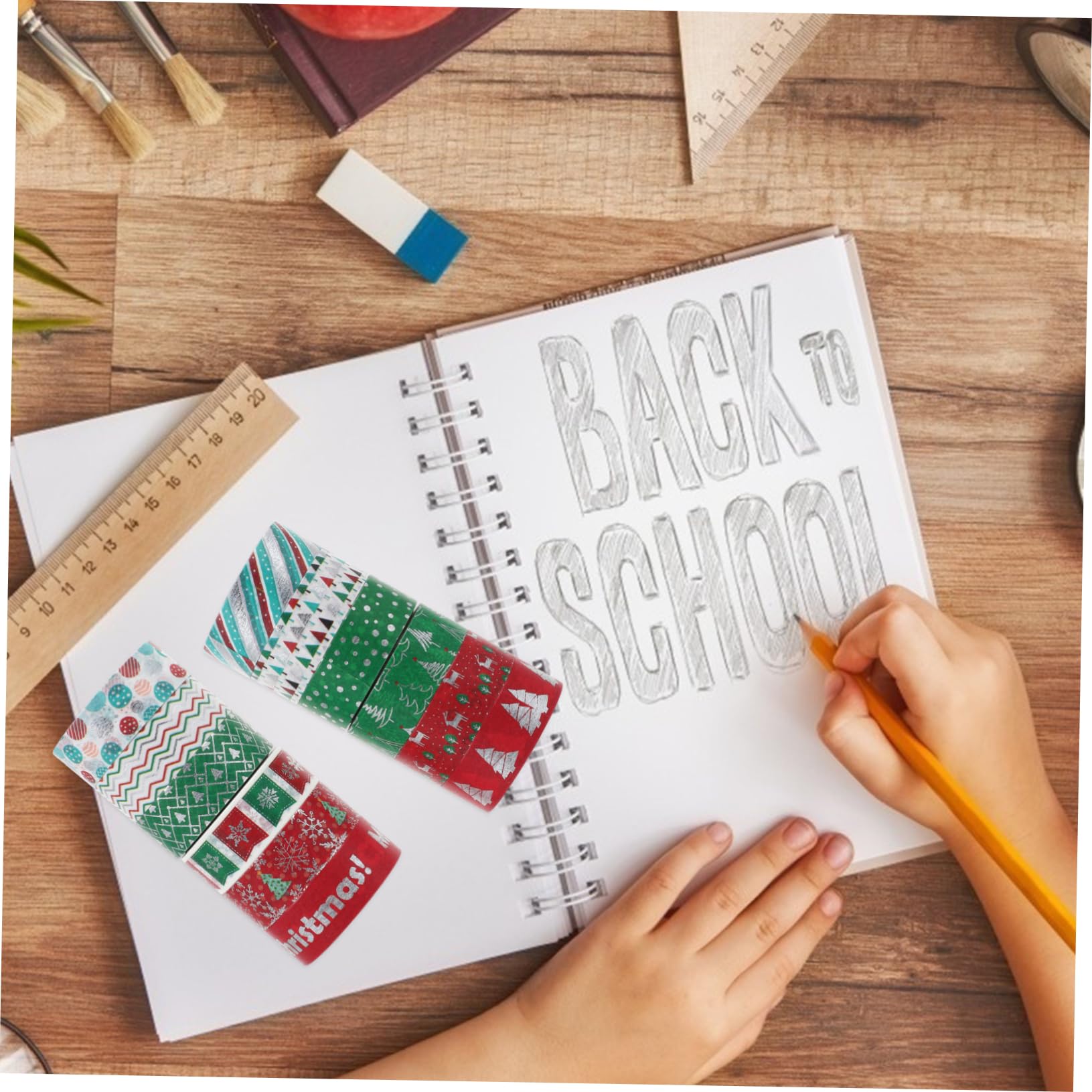 STOBOK 36stücke Weihnachts Washi Tape Mit Goldprägung Bunte Klebebänder Für Scrapbooking -projekte Und Handaccounts Dekoratives Masking Tape Für Kreative Bastelideen