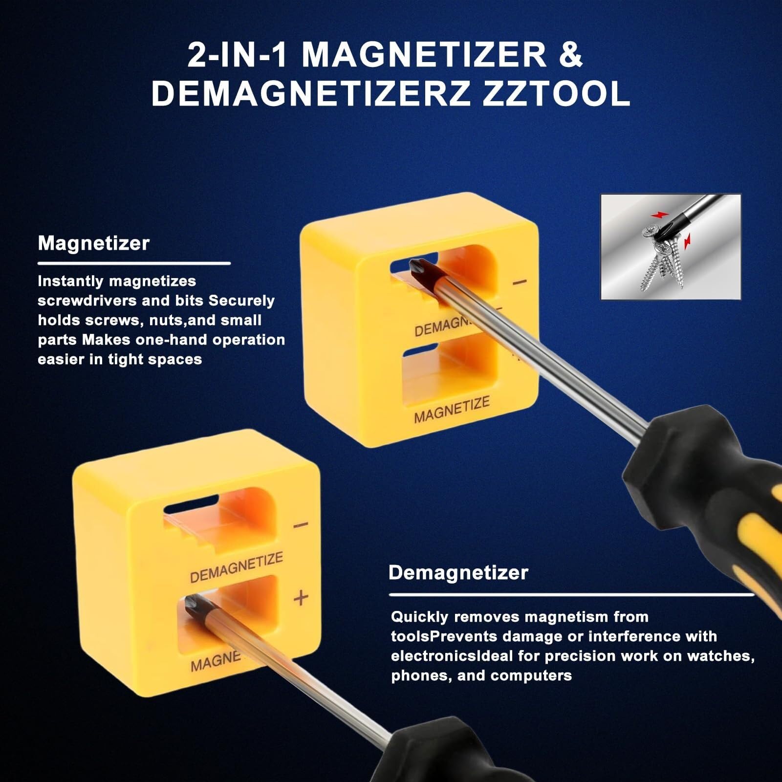 werkzeugkiste Magnetisches Schraubendreher-Set mit Koffer, 43-teilig