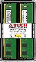 Vista 191 de A-Tech 4GB DDR4 2133MHz PC4-17000 ECC RDIMM 1Rx8 Single Rank 1.2V ECC Registered DIMM de 288 pines Módulo de actualización de memoria RAM