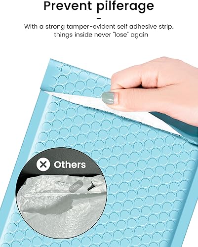 Miniatura 210 de GSSUSA - Sobres acolchados de polietileno de 6” x 10”, sobres de burbujas, bolsas sobres para envíos de pequeños paquetes, bolsa de envío, paquete