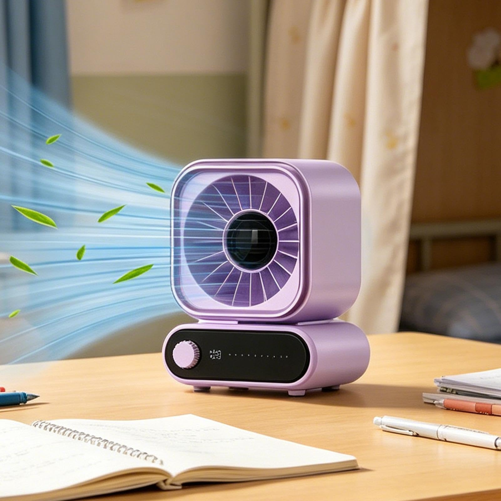 Petit Ventilateur De Table Gadget refroidissant de table à oscillation