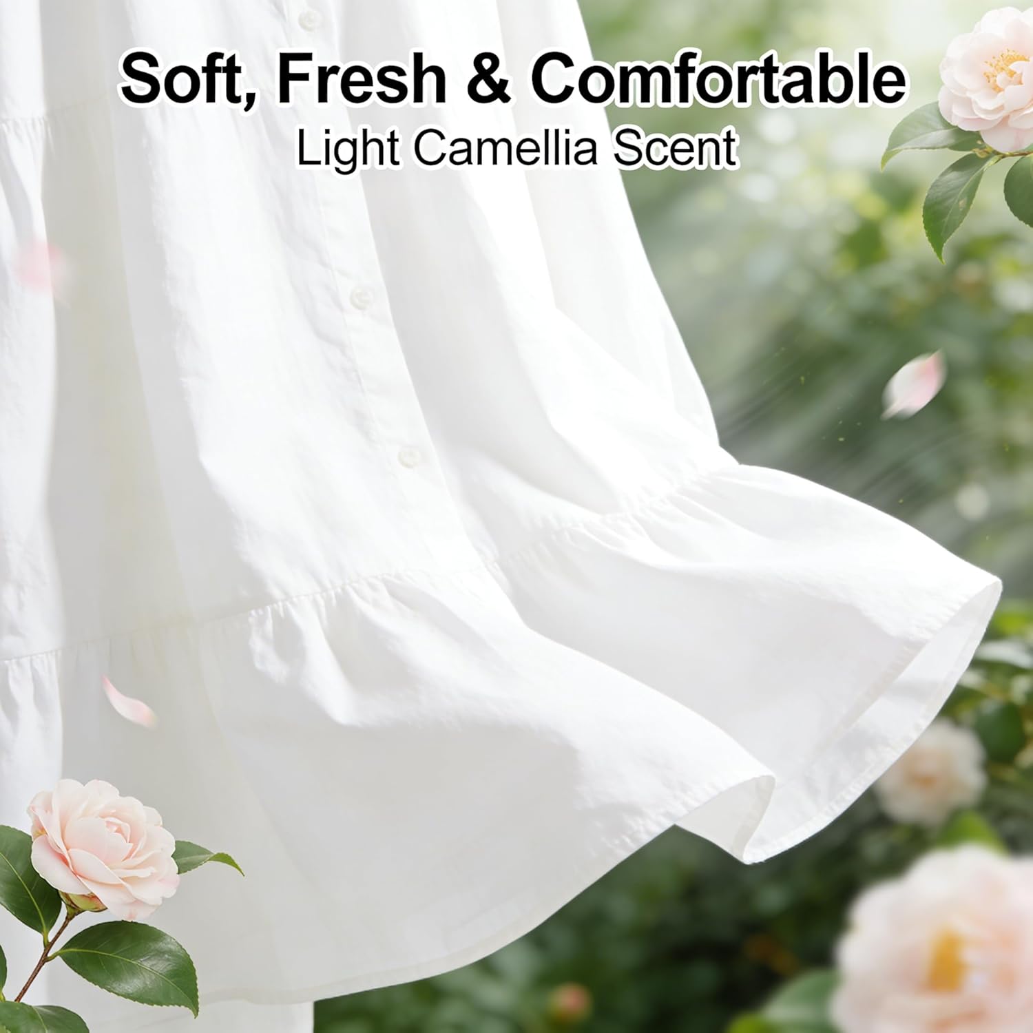 500ml Clothing Emulsifier Stain Remover Spray & Foam, All-in-One Powerful Stain Remover Clothes Dry-Clean Spray for Clothes & Shoes, Color Care Formula, Oil & Milk Stain Pre-Treatment, Camellia Scent