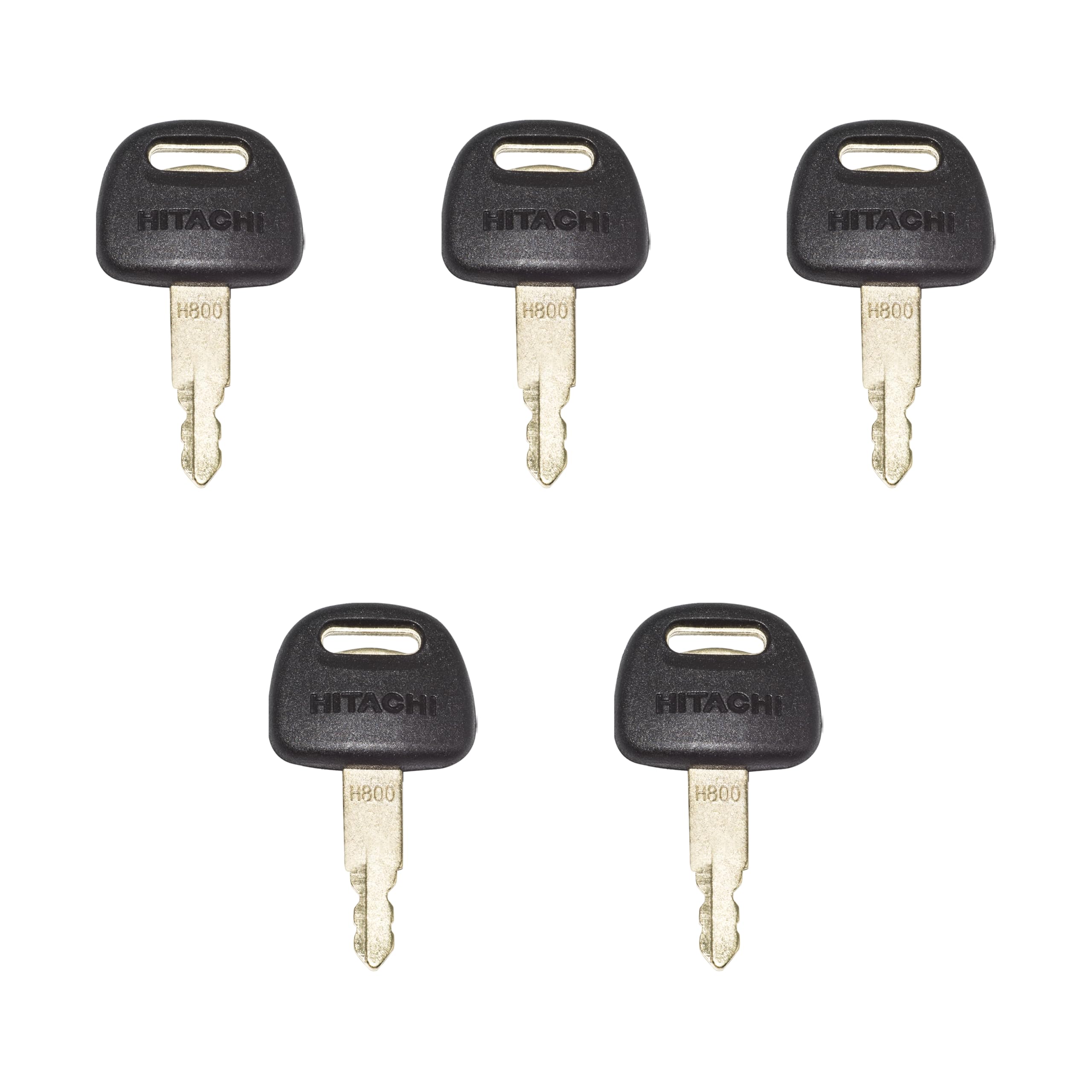 Key☆ 5 PCS Excavator Ignition starter key H800, suitable for