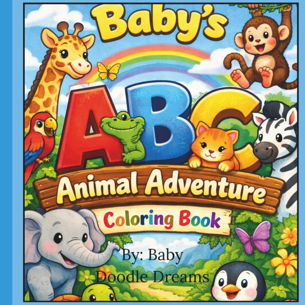 Baby's ABC Animal Adventure - Coloring Book: A Digital Marketing Coloring Book for Affiliate Marketers, Content Creators & Online Entrepreneurs