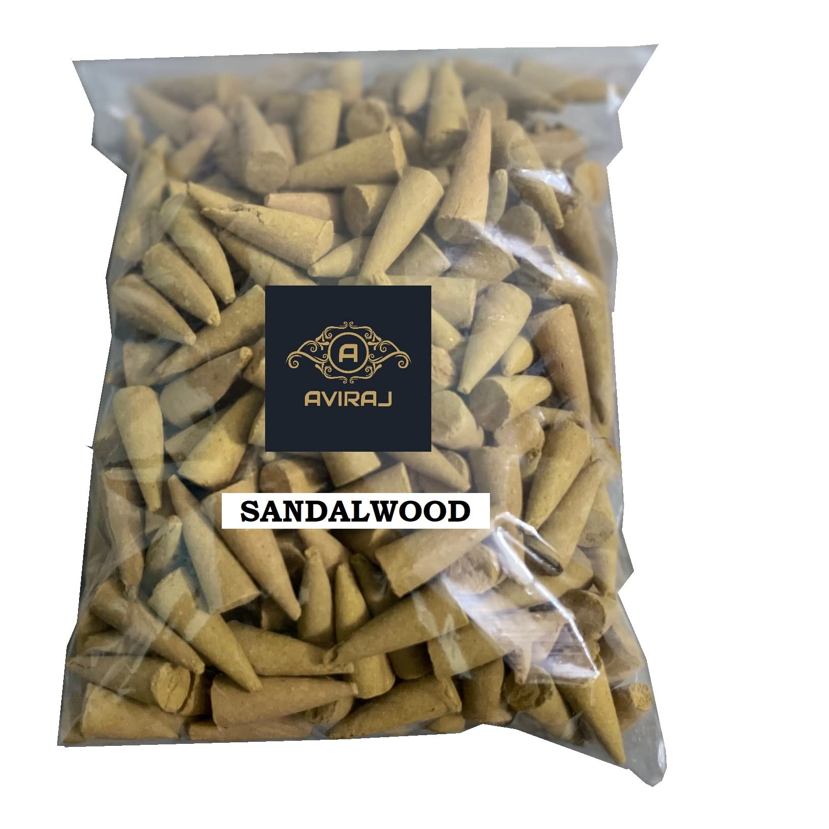 Aviraj Dry Dhoop Cones for Pooja 1kg Big Pack Sandalwood Fragrance - 46mm Big Size Incense Cone Dhup Natural Ingredients Charcoal Free (B0BN5FWMY6) Amazon Price History, Amazon Price Tracker