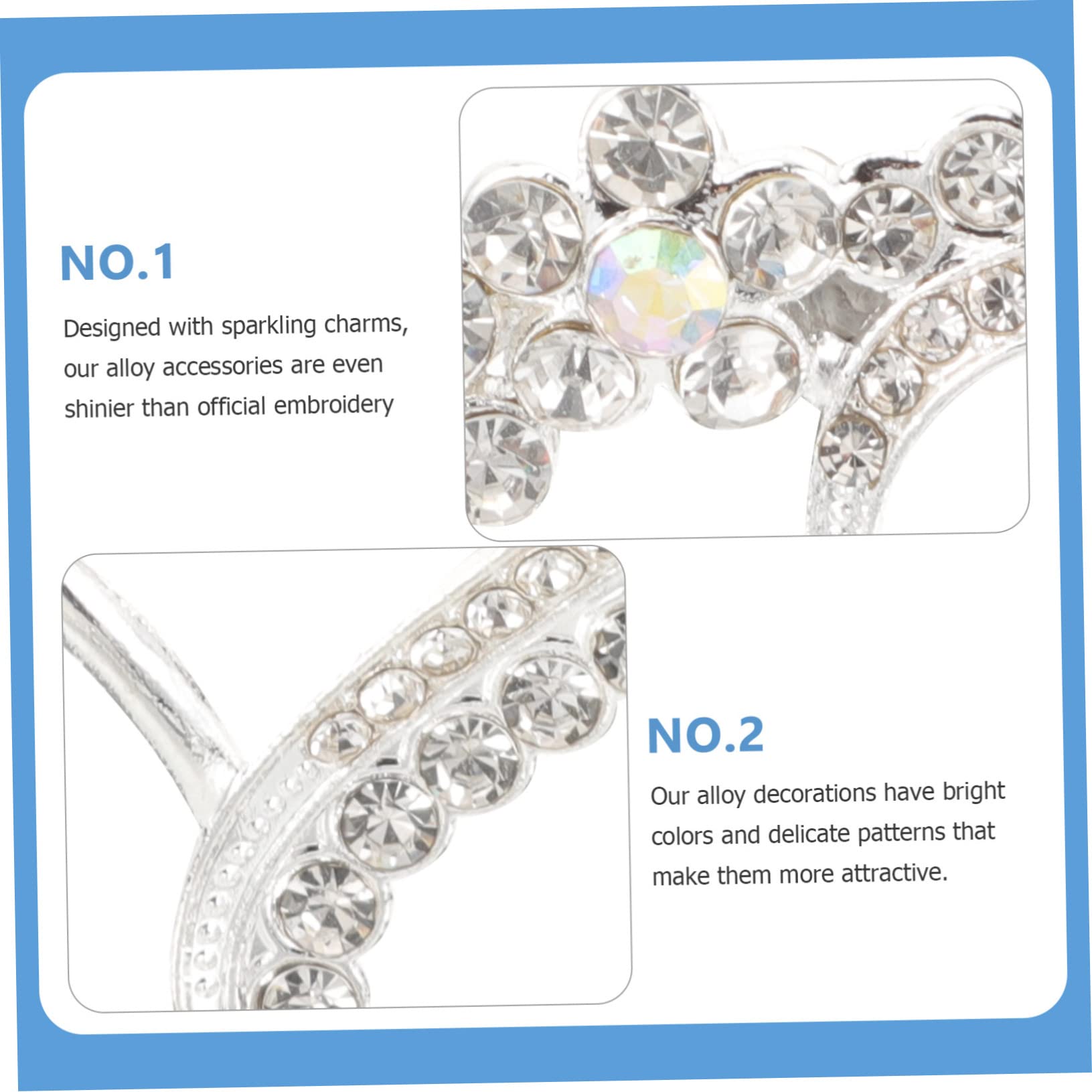 EXCEART 30pezzi Toppe Applicate Accessori Per Abbigliamento Scarpe e Borse Decorazioni Per e