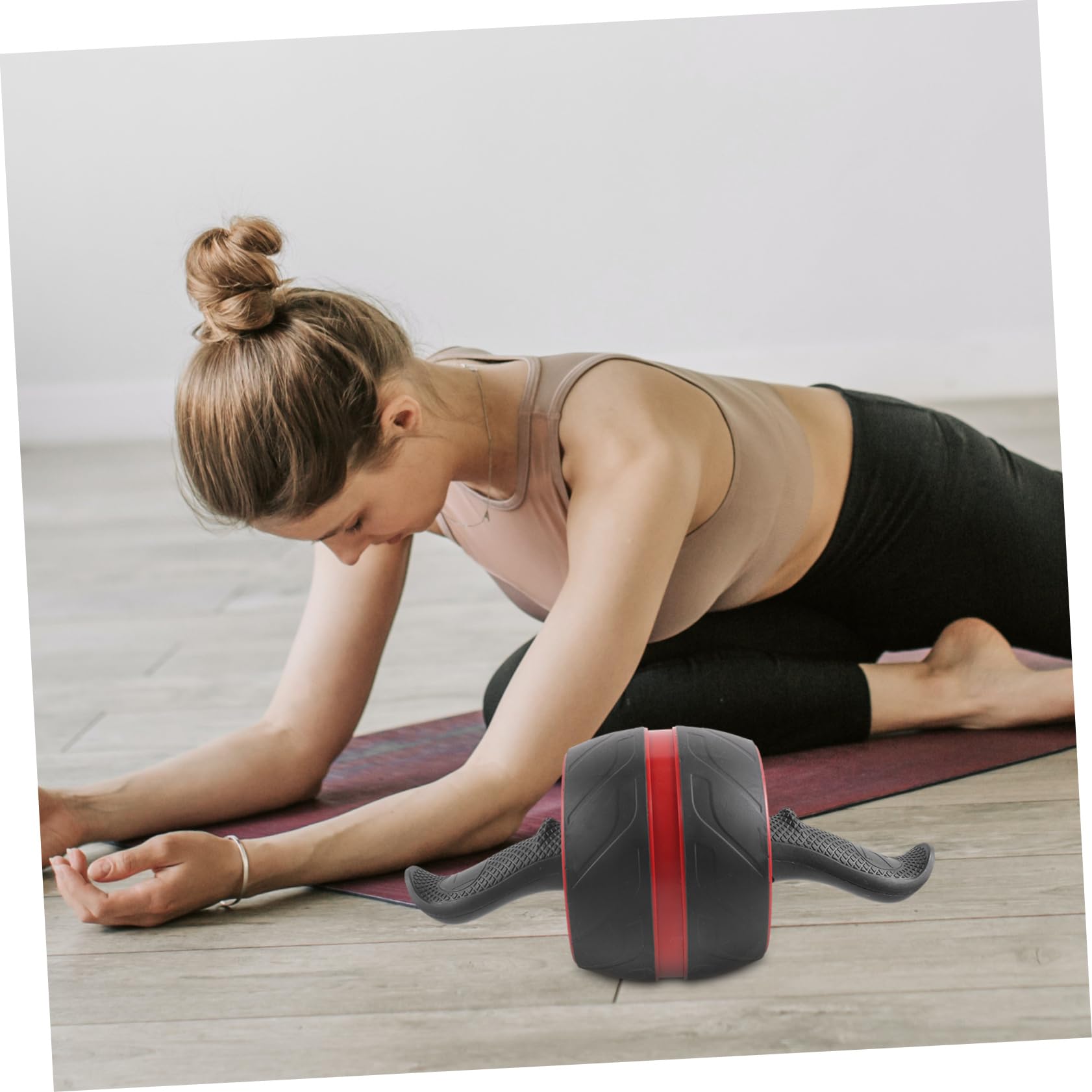 SUPVOX Equipo De Ejercicios Ruedas Para Abdominales Rebote Tabla Para Abdominales Rack Cuerda Para Saltar Colchoneta Para Abdominales Almohadilla Para Ruedas Para Abdominales Plataforma