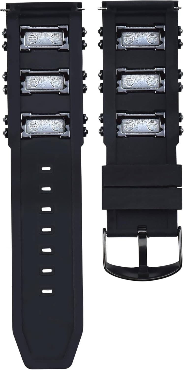 Ewatchparts 26mm Rubber Diver Watch Band Strap Compatible With Invicta 1201 1805 1845 1959 18202 Black