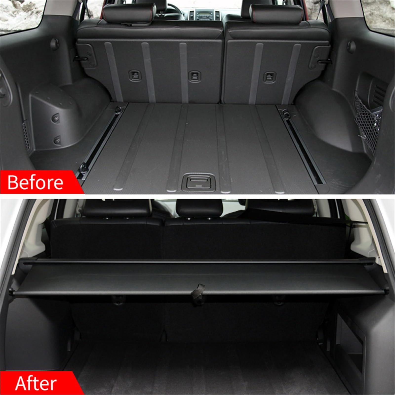 Versenkbare Trunk Cargo Abdeckung Paket Rack Schild Privatsphäre Für Nissan Für Xterra 2005 2006 2007 2008 2009 2010 2011 2012 2013-2015 Gepäckraumabdeckung