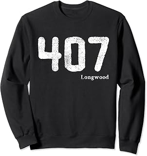 407 Area Code Longwood, Florida Sweatshirt