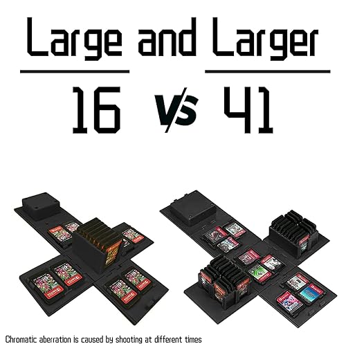 Miniatura 3 de doepeBAE Game Card Case Compatible with Nintendo Switch,Extra Large Capacity Switch Game Case,Upgraded 41 Slots Switch Game Card Storage Box,Press