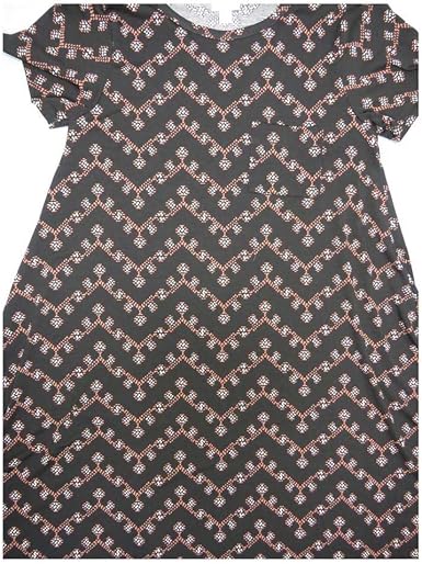 Lularoe Carly X-Small XS Stripe Zig Zag 