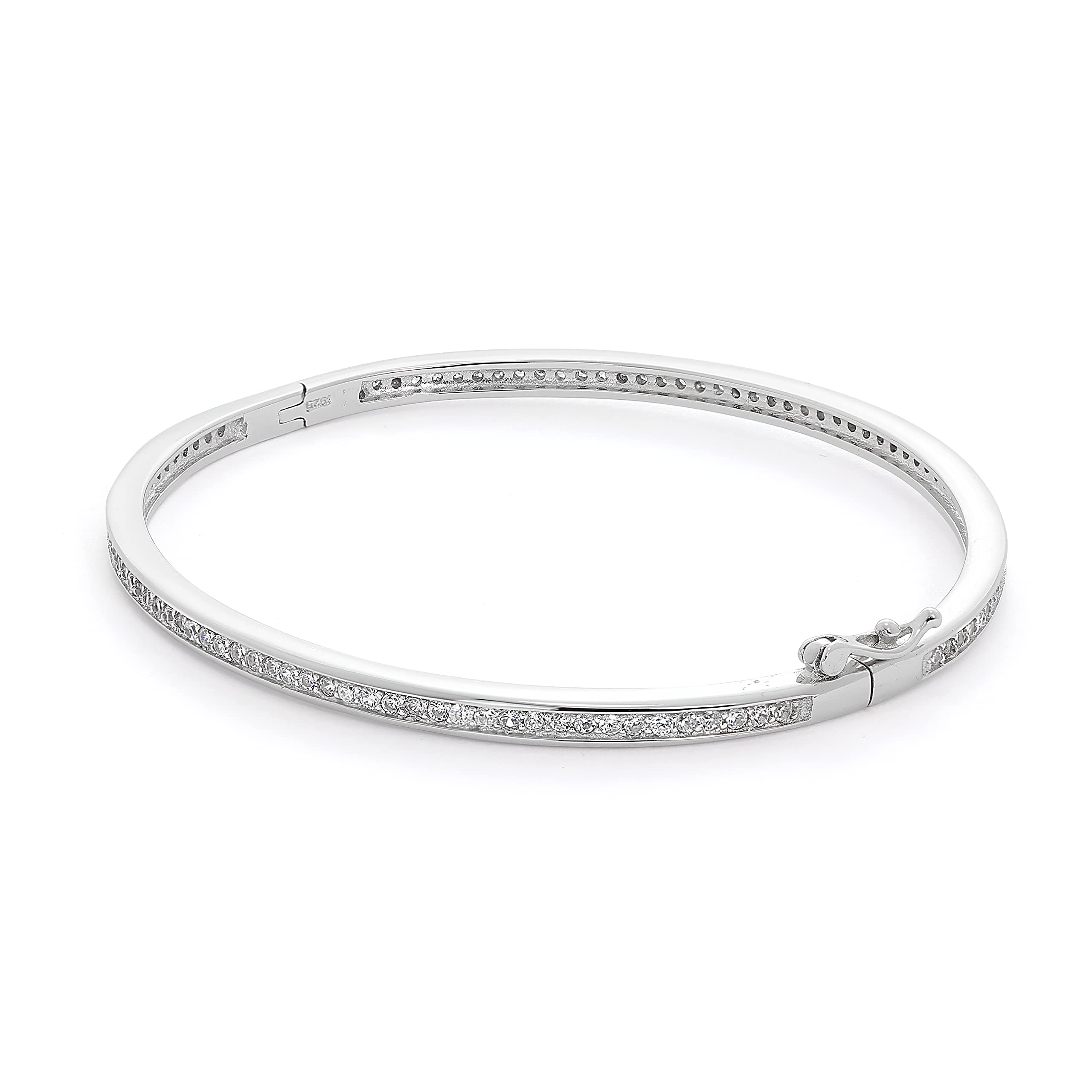 Bracelet Jonc Ovale épais En Argent 925/1000 - Marque Jewellerybox - Neuf Avec étiquettes