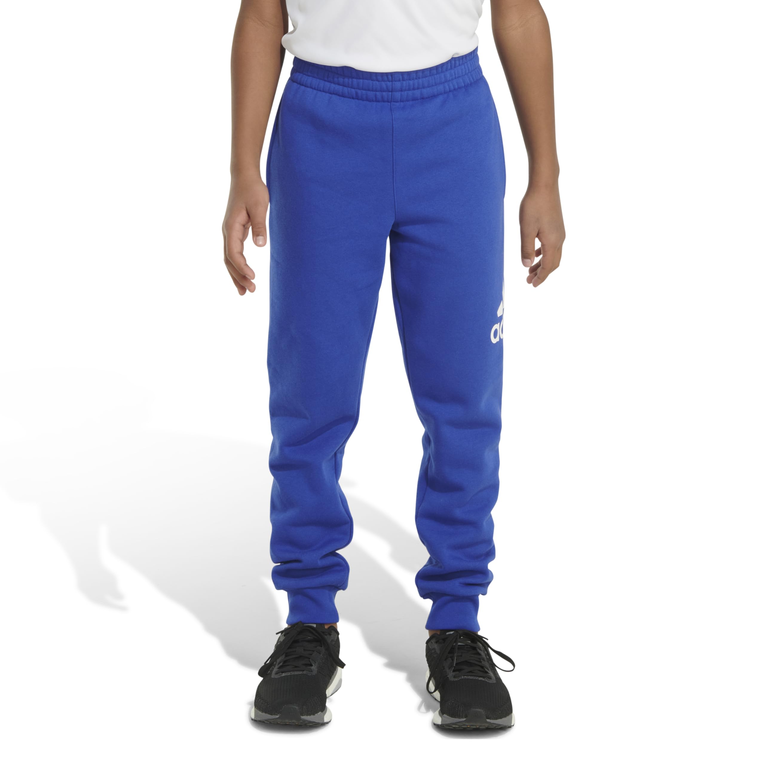 adidas Pantalones de chándal para chicos con cintura elástica