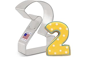 Ann Clark Cookie Cutters Number Two / #2, 3.25"