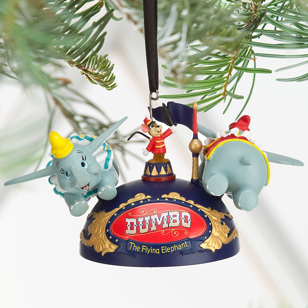 Dumbo l'éléphant volant bleu Disney : Objet de collection aux finitions haut de gamme