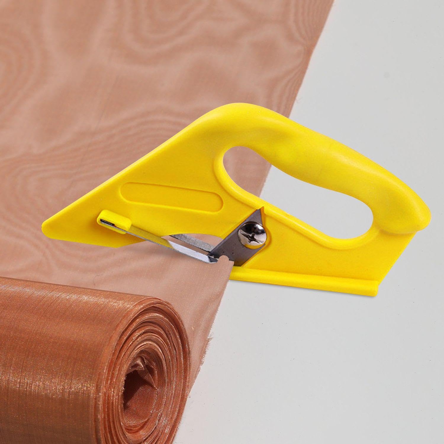 2 Pezzi Coltello Da Taglio Del Tappeto Giallo, Presa Creativa Versatile, Comoda Ergonomica, Freetta Ridotta, Taglio.