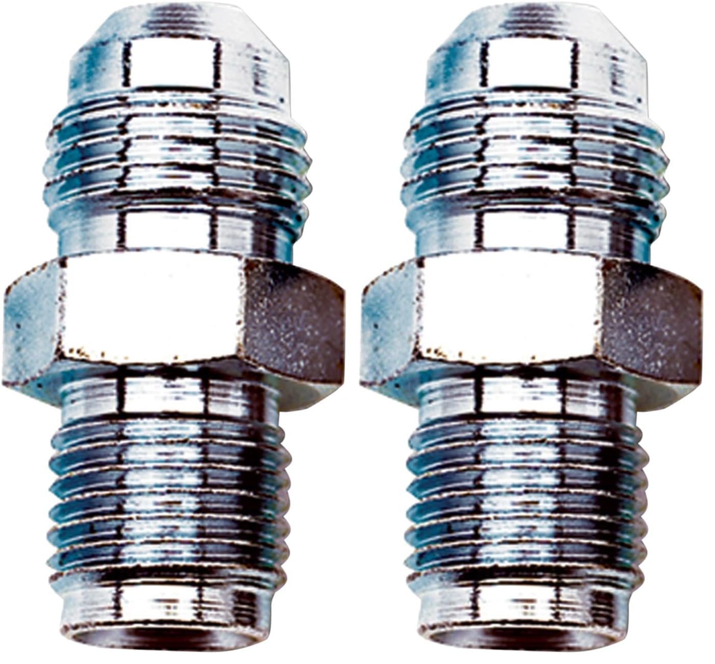 Edelbrock Russell 640330-6AN to 1/2"-20 Inverted Flare, Steel (Pack of 2)