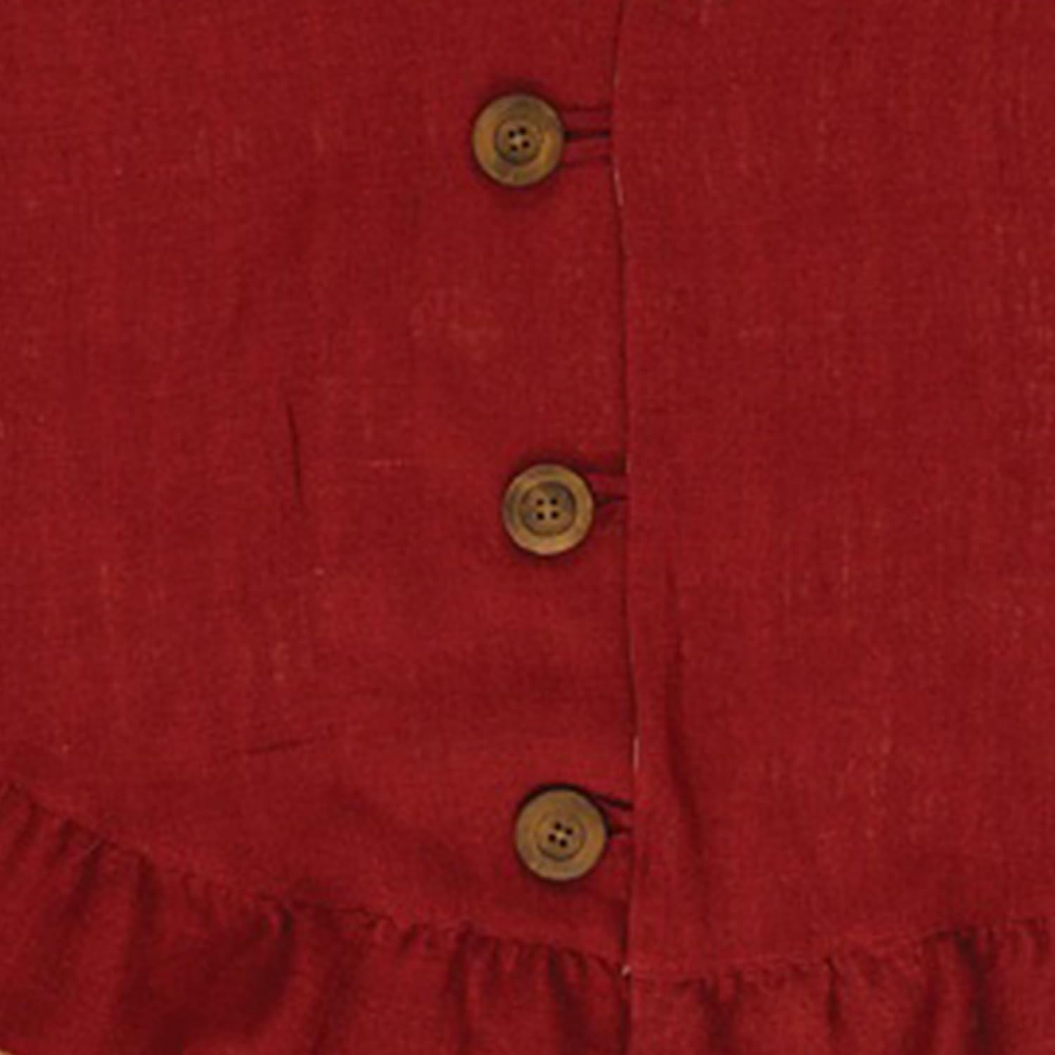 Park Designs 850-55M Holiday Collection Jute Burlap Tree Skirt 24" Red