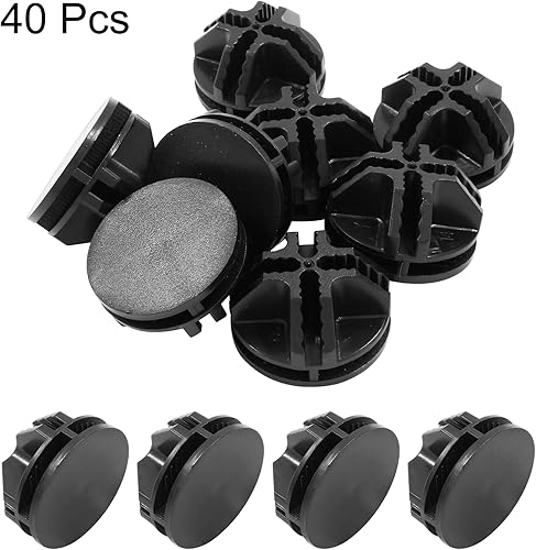 Miniatura 6 de 40 conectores de cubo de alambre, conector organizador de cubo de rejilla de plástico para organizador modular de almacenamiento de armario y