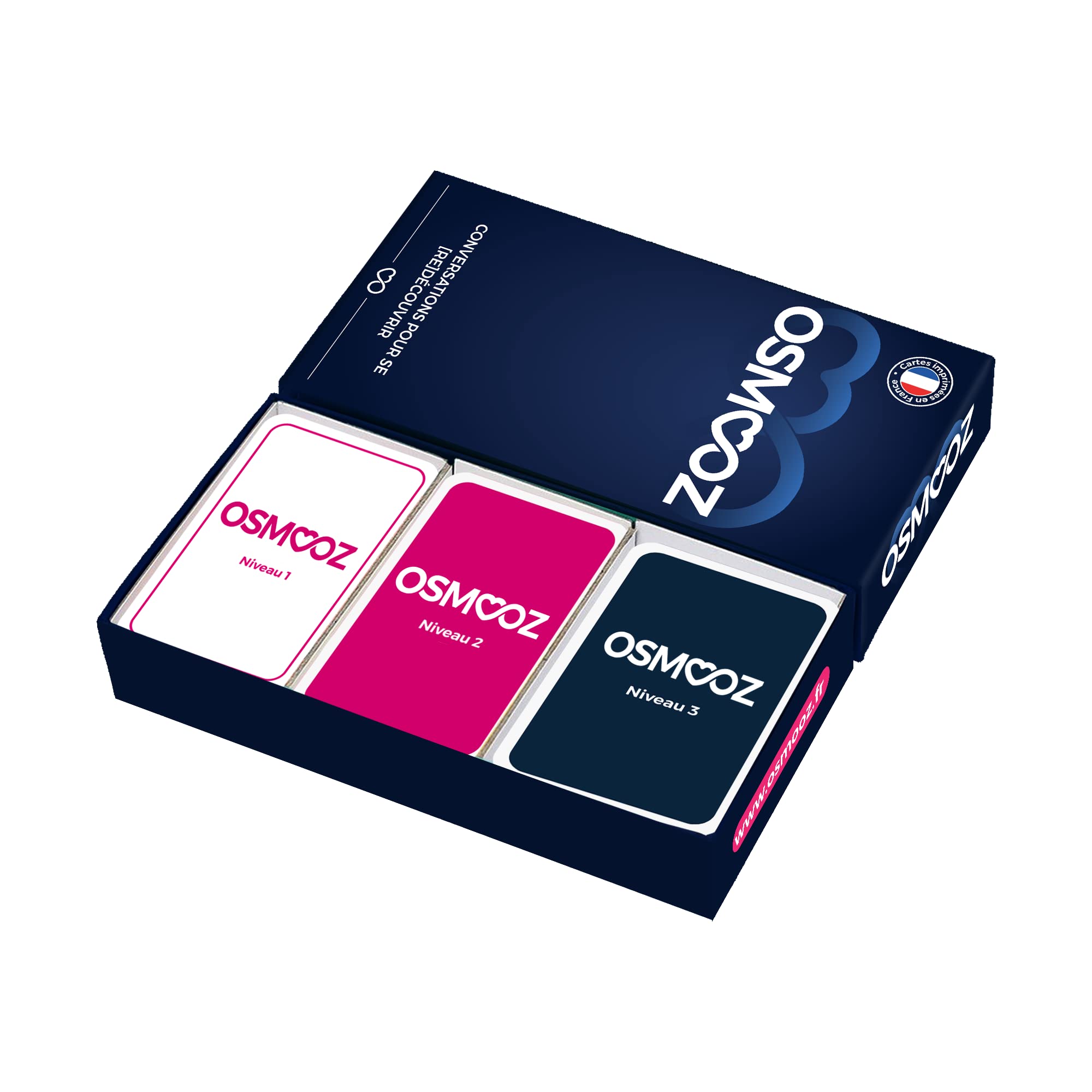 Couple Game - OSMOOZ Couple - 180 Cards Made in Europe - Board Game - Gift for Women and Men - Ideal Couple Gift Idea - Image 4