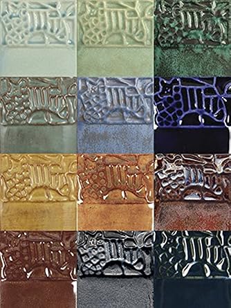 Mayco Elements Glaze Set, 4 Ounces, Assorted Colors, Set of 12