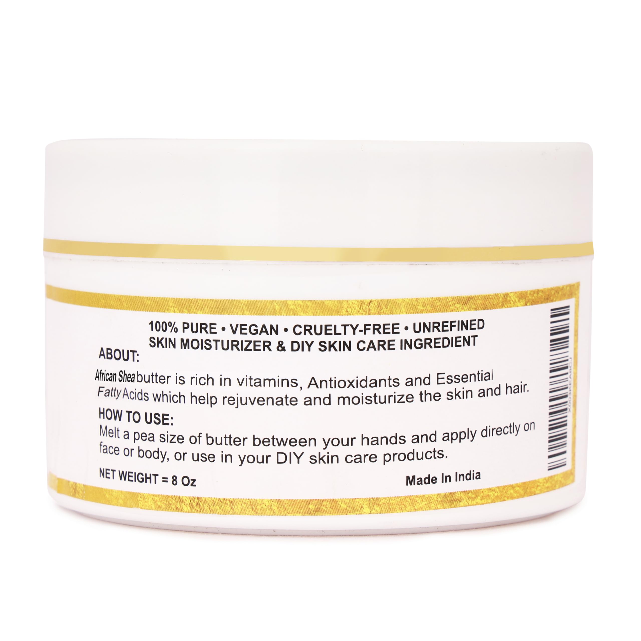 Organic Raw African Shea Butter 100% Pure,Natural & Unrefined, 230 g (Pack of 1) - Image 2