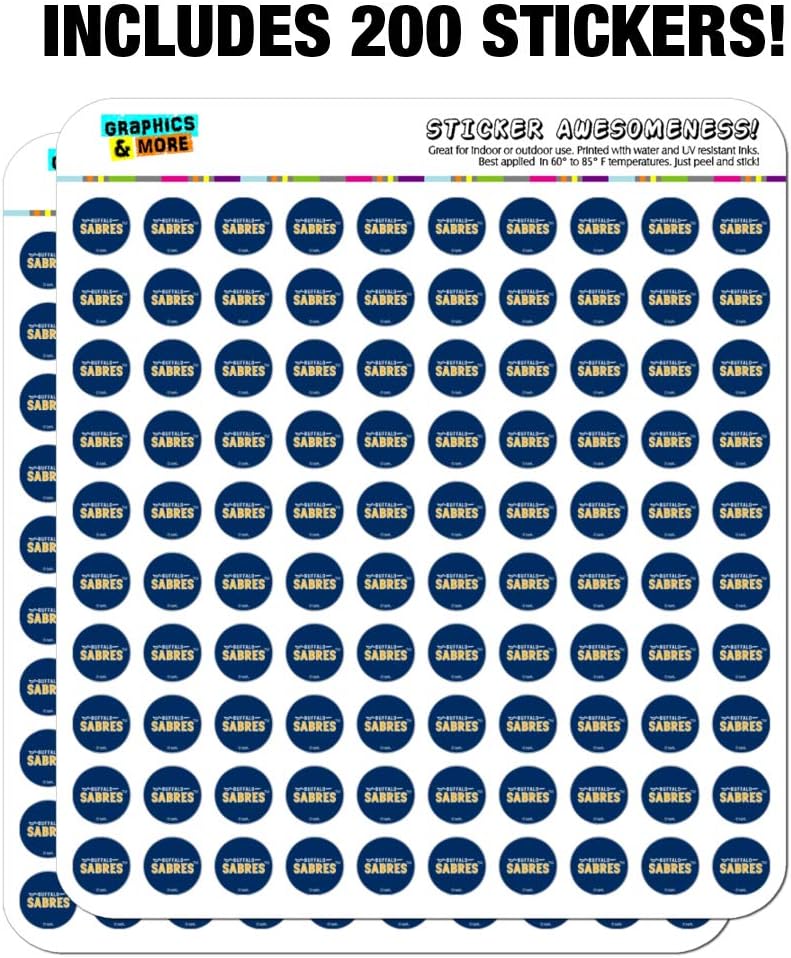 NHL Buffalo Sabres Logo Planner Calendar Scrapbooking Crafting Stickers - Image 3