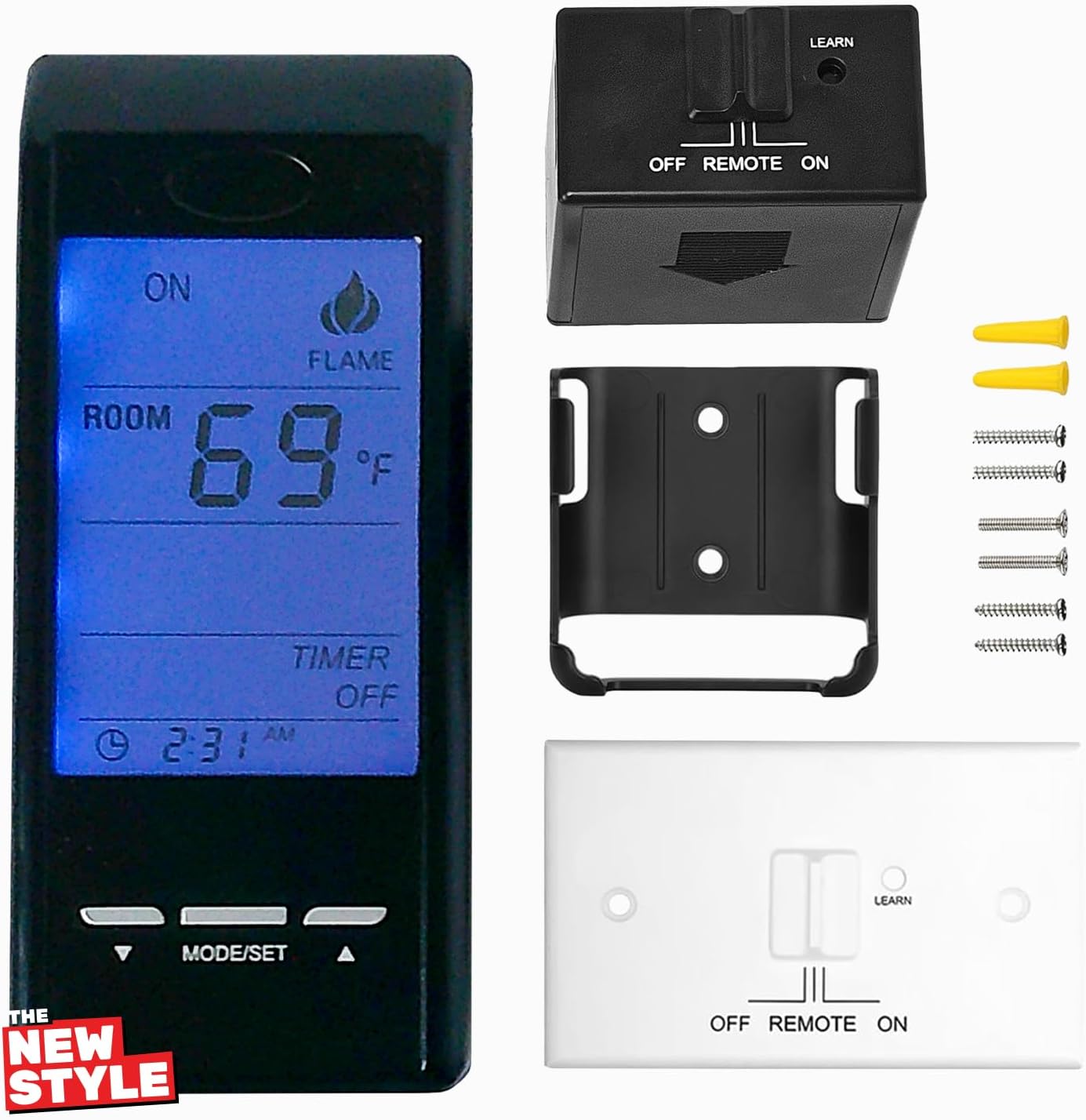 Touch Screen Programmable Thermostat Remote Control Kit,for